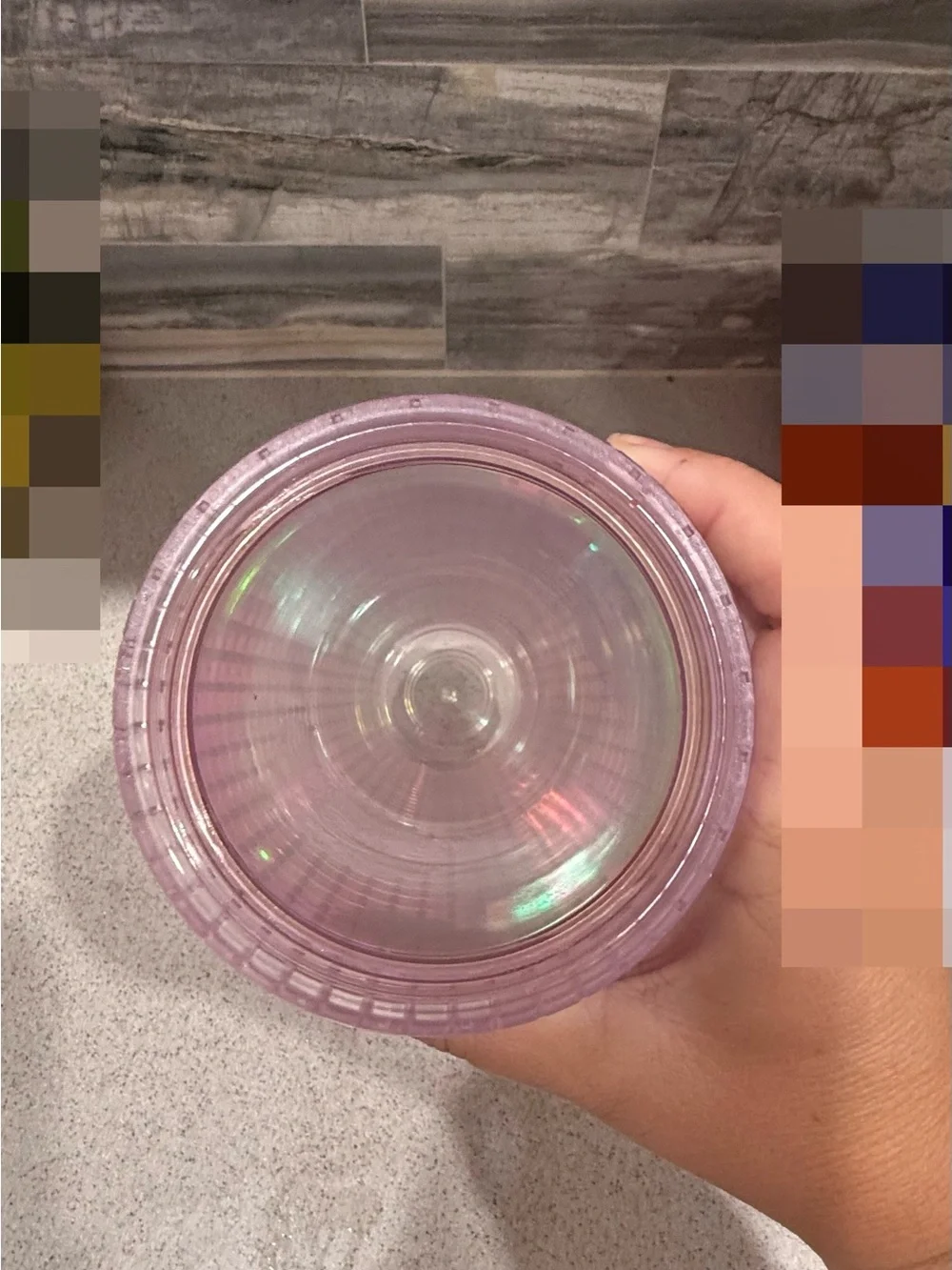 Starbucks 2020 Venti Pink Iridescent Studded Tumbler-*As Is- No Straw*
